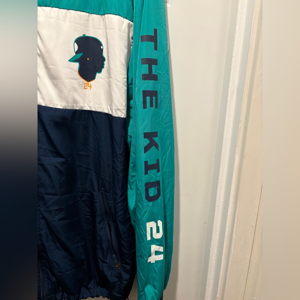 Ken Griffey Jr. “The Kid” #24 Baseballism Windbreaker - size Large - Picture 4 of 10